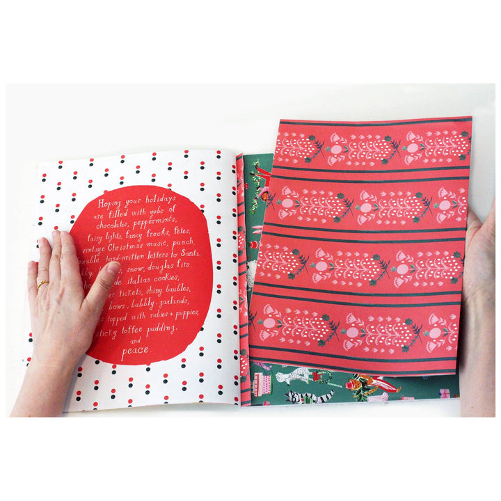 Very Delightful Holiday Wrapping Paper Book