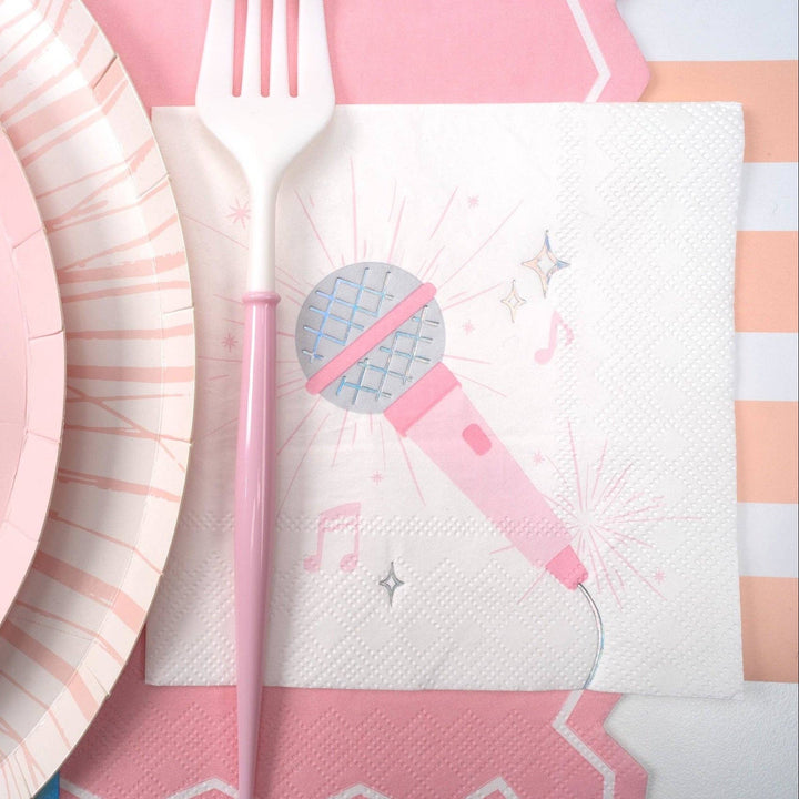 Microphone Cocktail Napkins