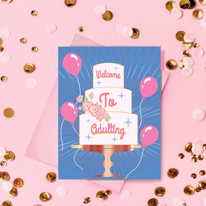 Welcome To Adulting Funny Card