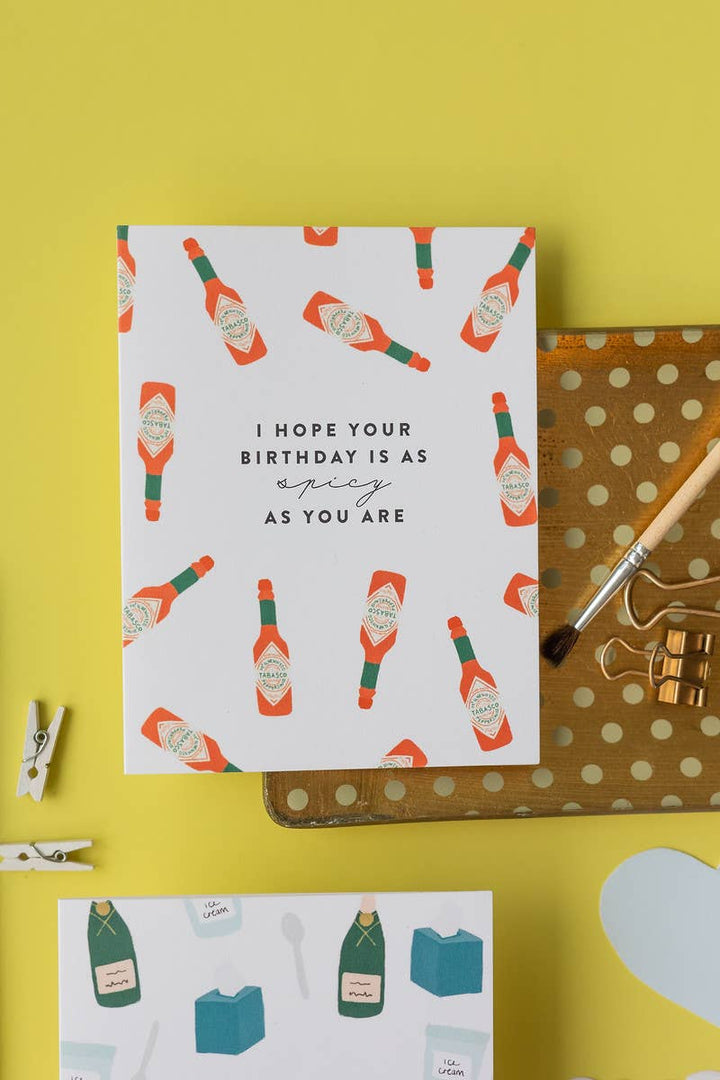 Spicy as you Birthday Card