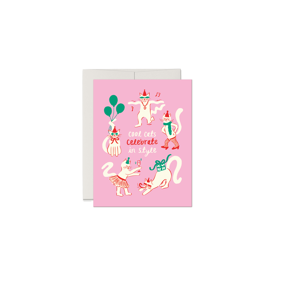 Cool Cats Celebration Card