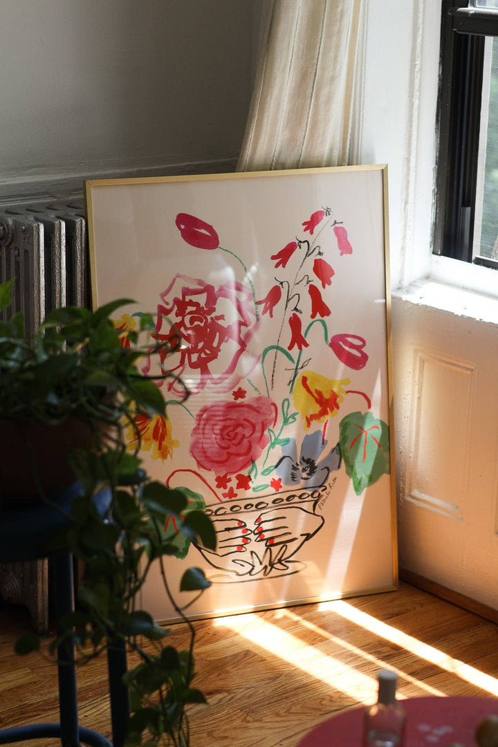 Blooming Hands Art Print