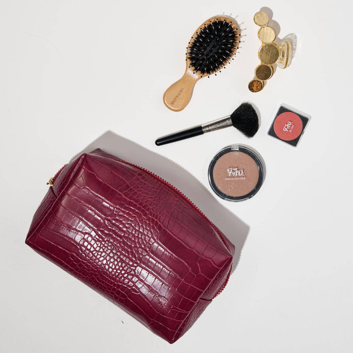 Croc Black Pouch