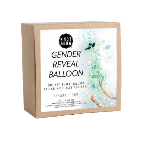 Boy Gender Reveal Confetti Balloon
