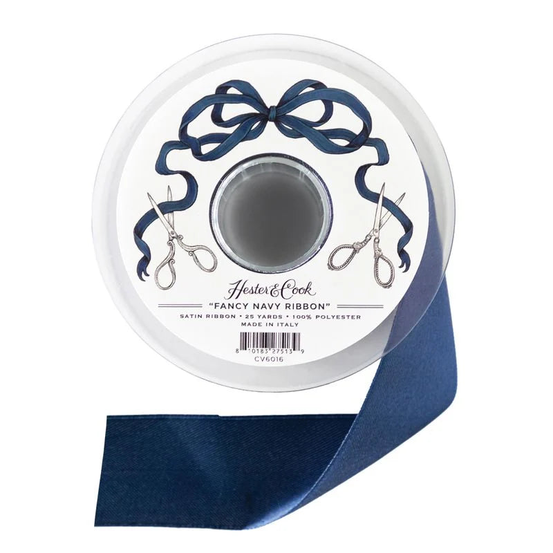 Fancy Navy Ribbon