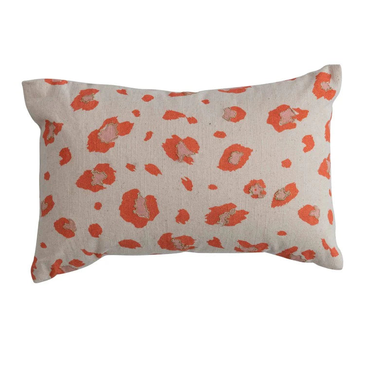 Cotton Slub Printed Pillow