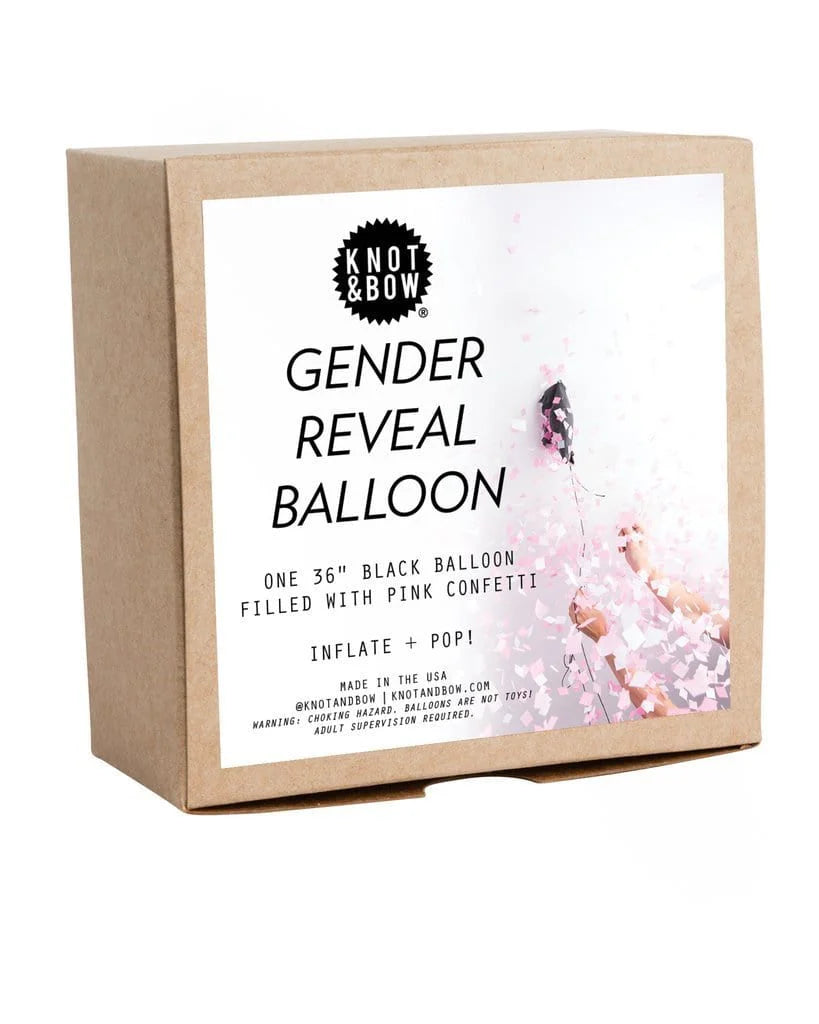 Girl Gender Reveal Confetti Balloon