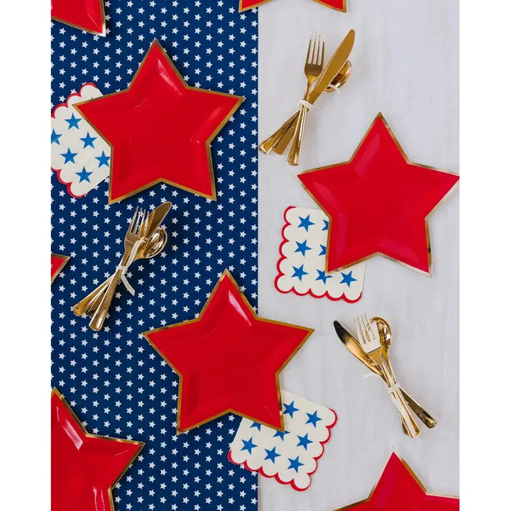 Stars Red White and Blue 4th of July Paper Goods American Summer