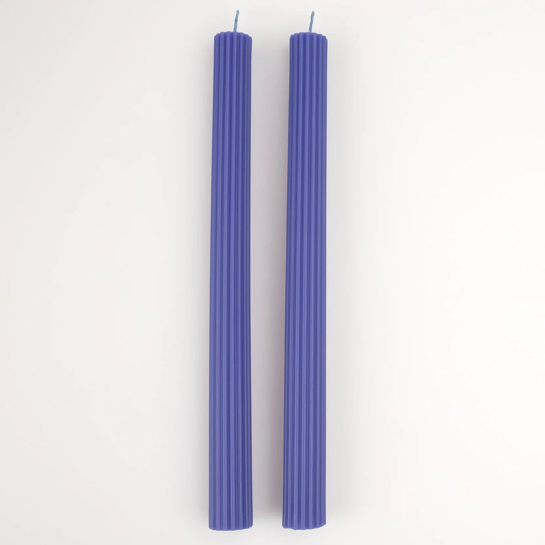 Cobalt Blue Table Candles