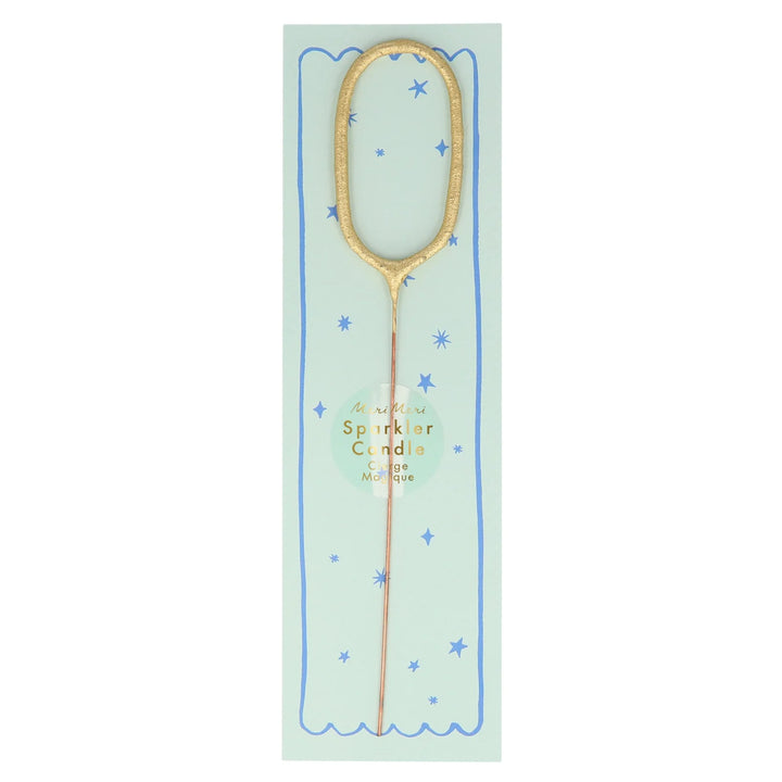 Gold Sparkler Numbers 0 to 9 Candles