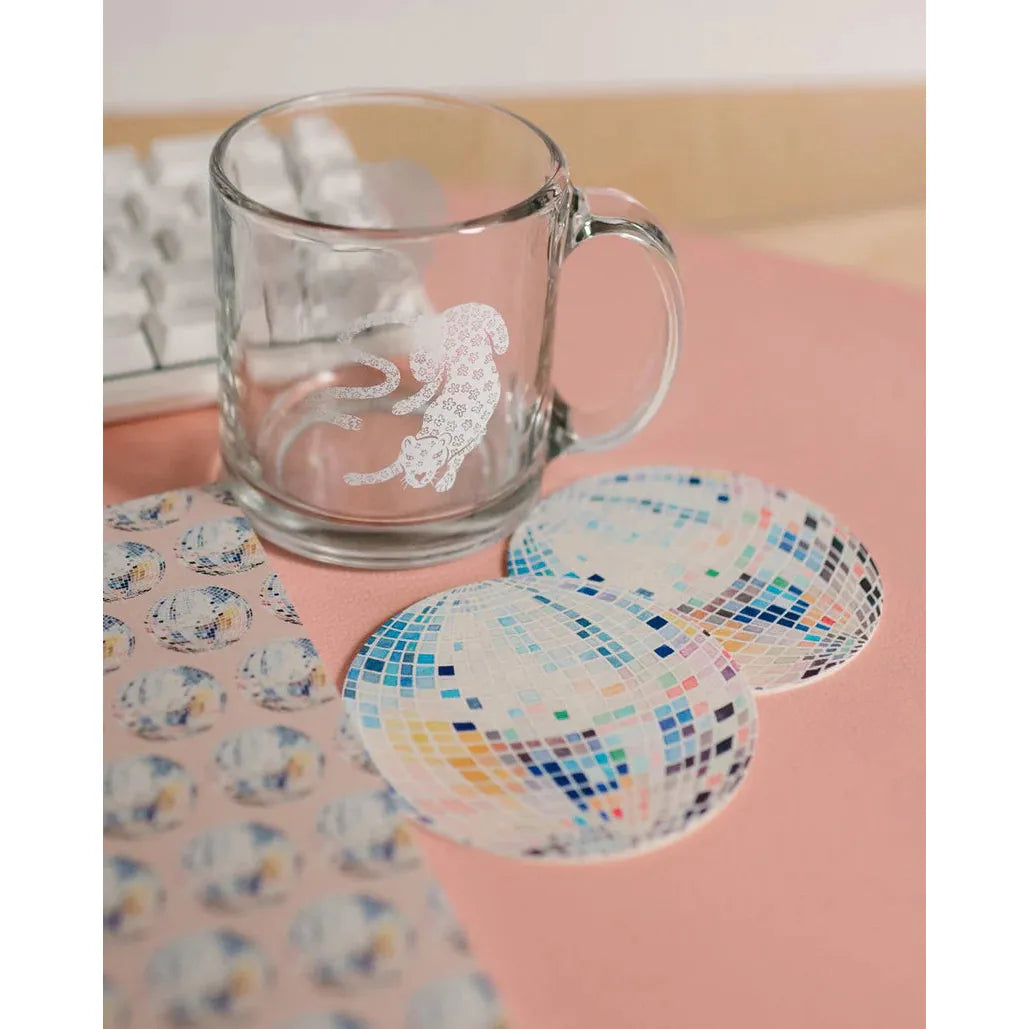Discoball Coaster Super Absorbent
