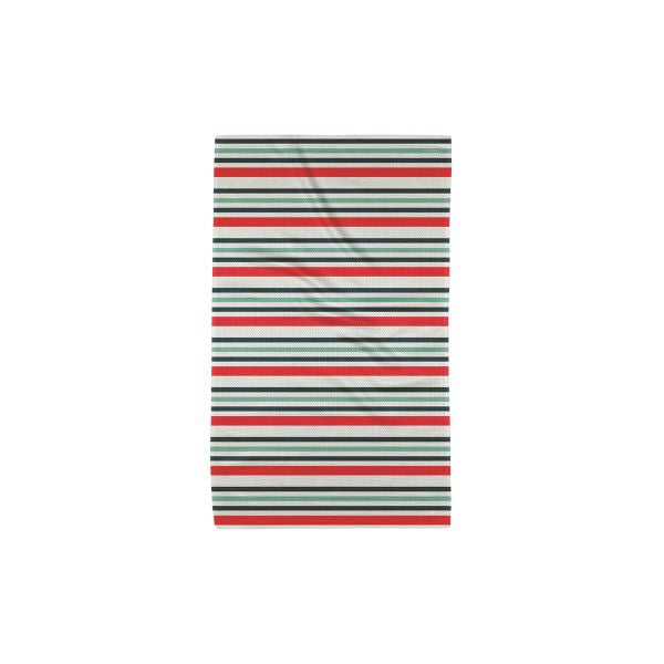 Christmas Stripes Tea Towel