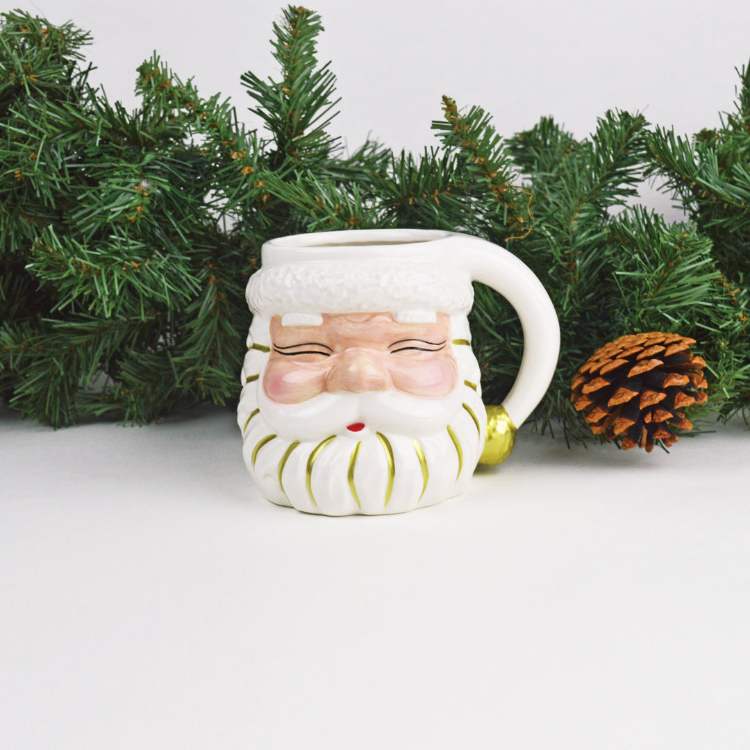 White Santa Coffee Mug