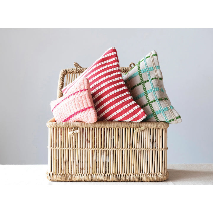 Multi Color Plaid Pillow