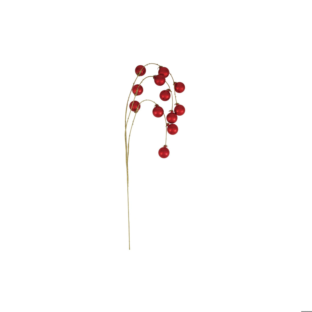 Red Plastic Ball Spray