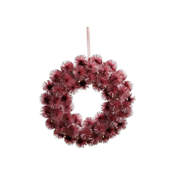 Tinsel Ball Wreath