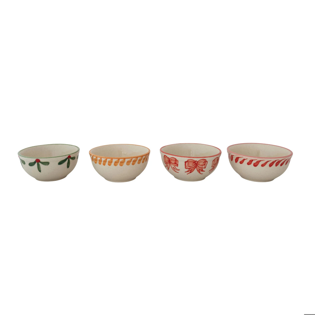 Hand-Painted Holiday Bowl