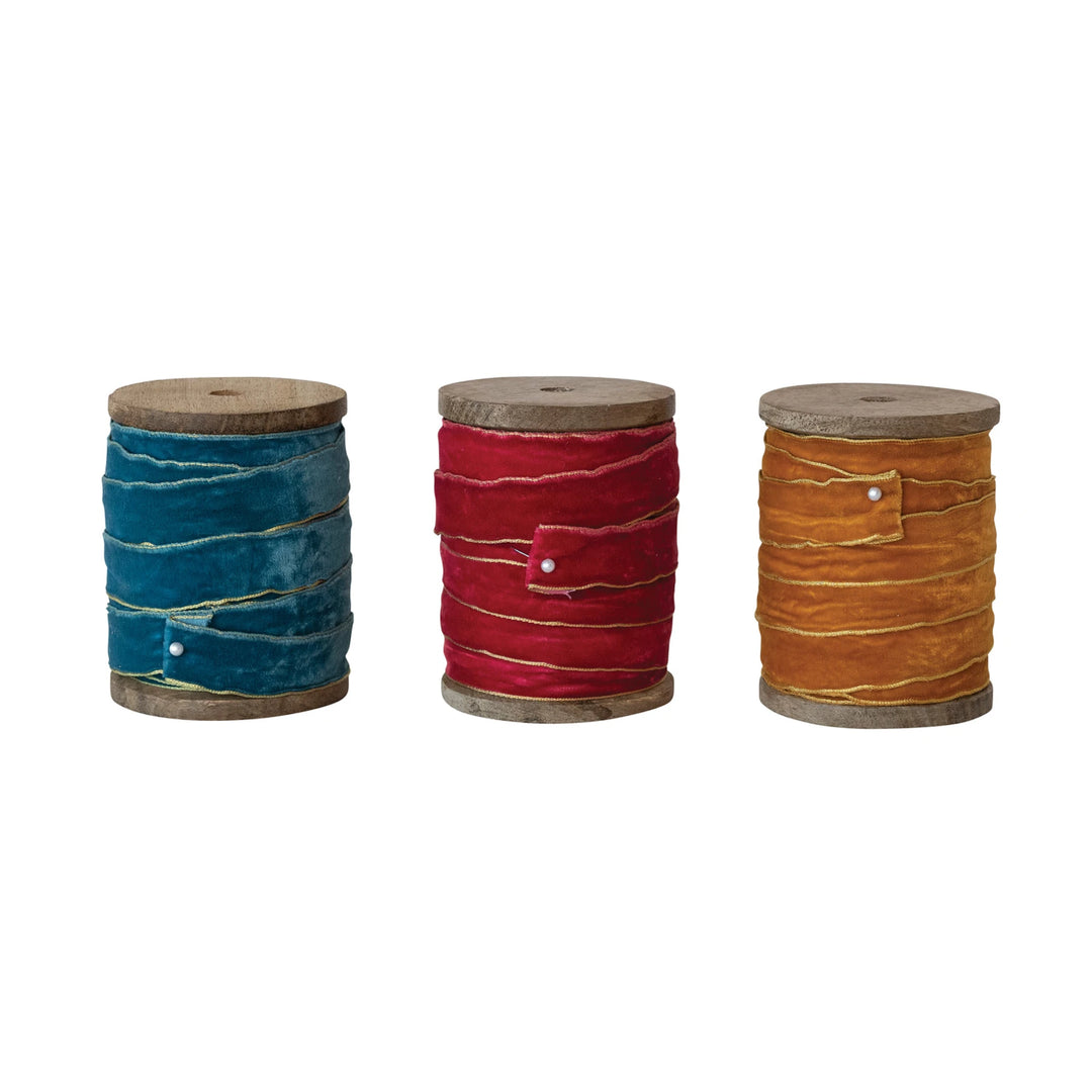 Velvet Ribbon w Metallic