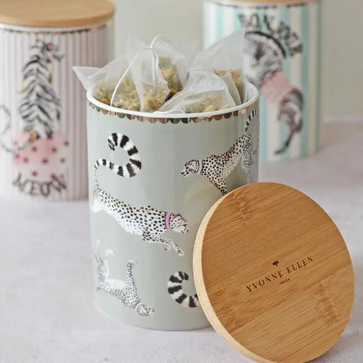 Yvonne Ellen Storage Jar Cheetah
