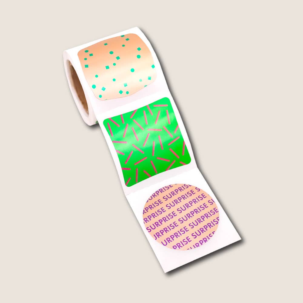 Confetti Surprise Stickers