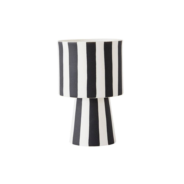 White / Black Small Toppu Pot