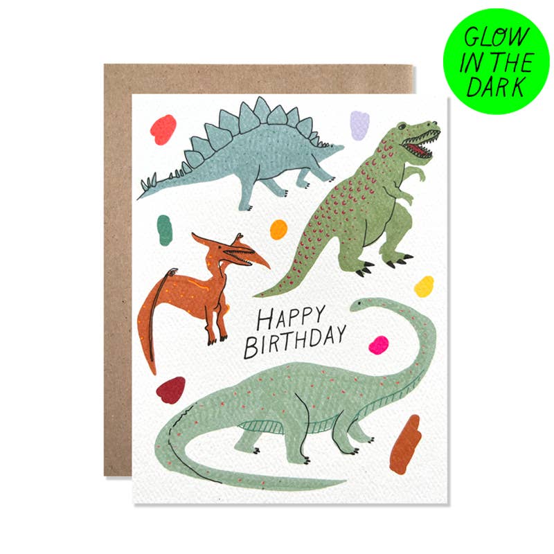 Happy Birthday Glow in the Dark CArd