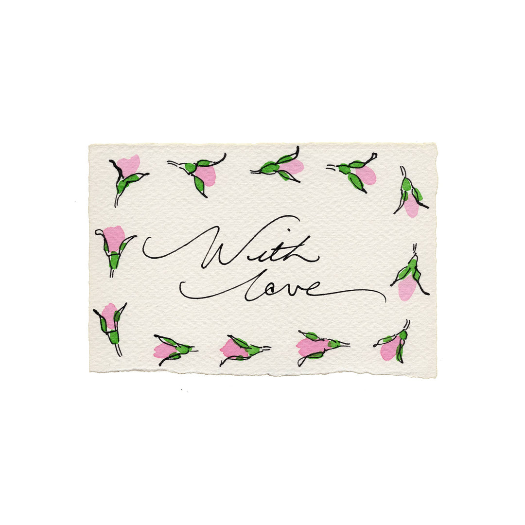 Rosebuds Valentine Card