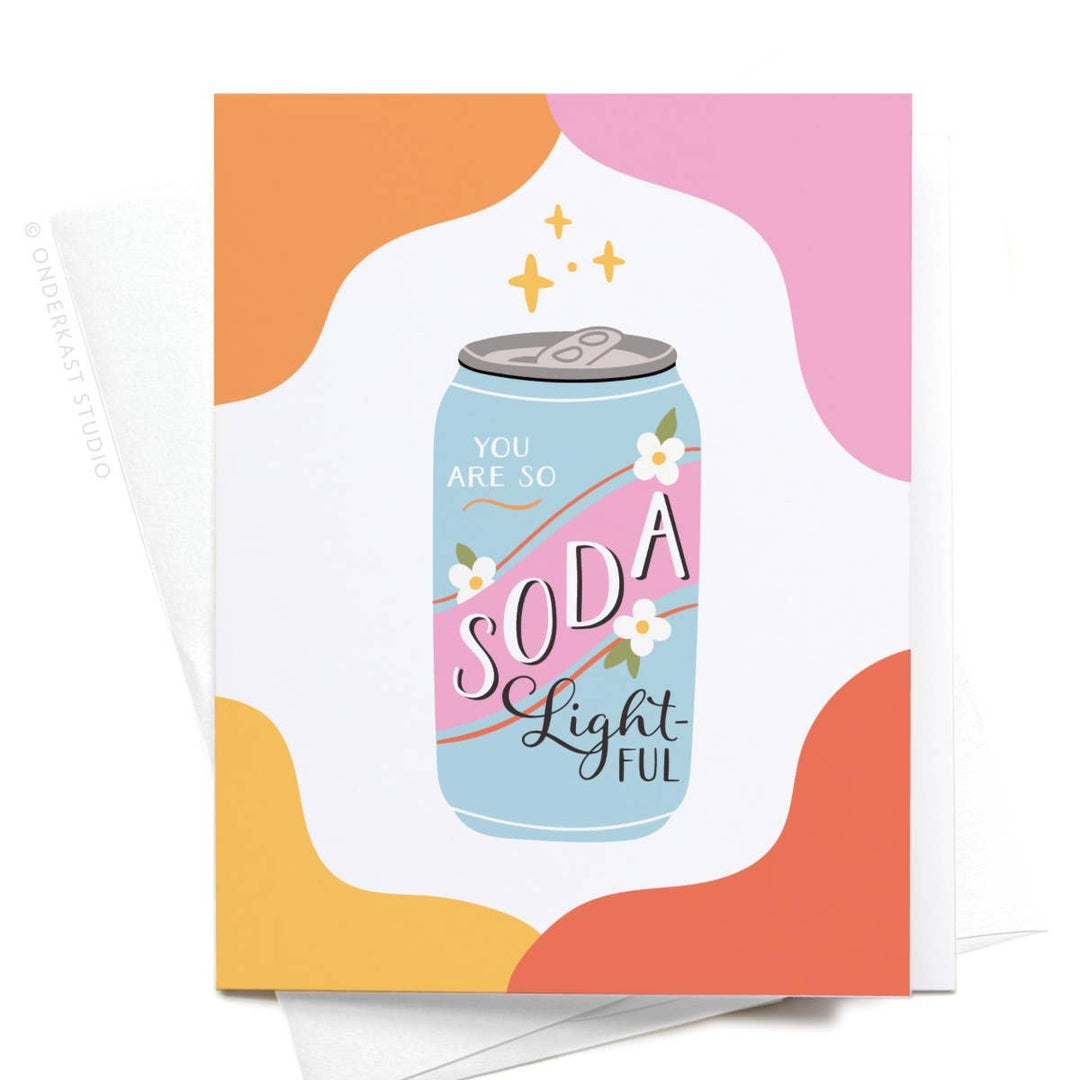 soda greeting card