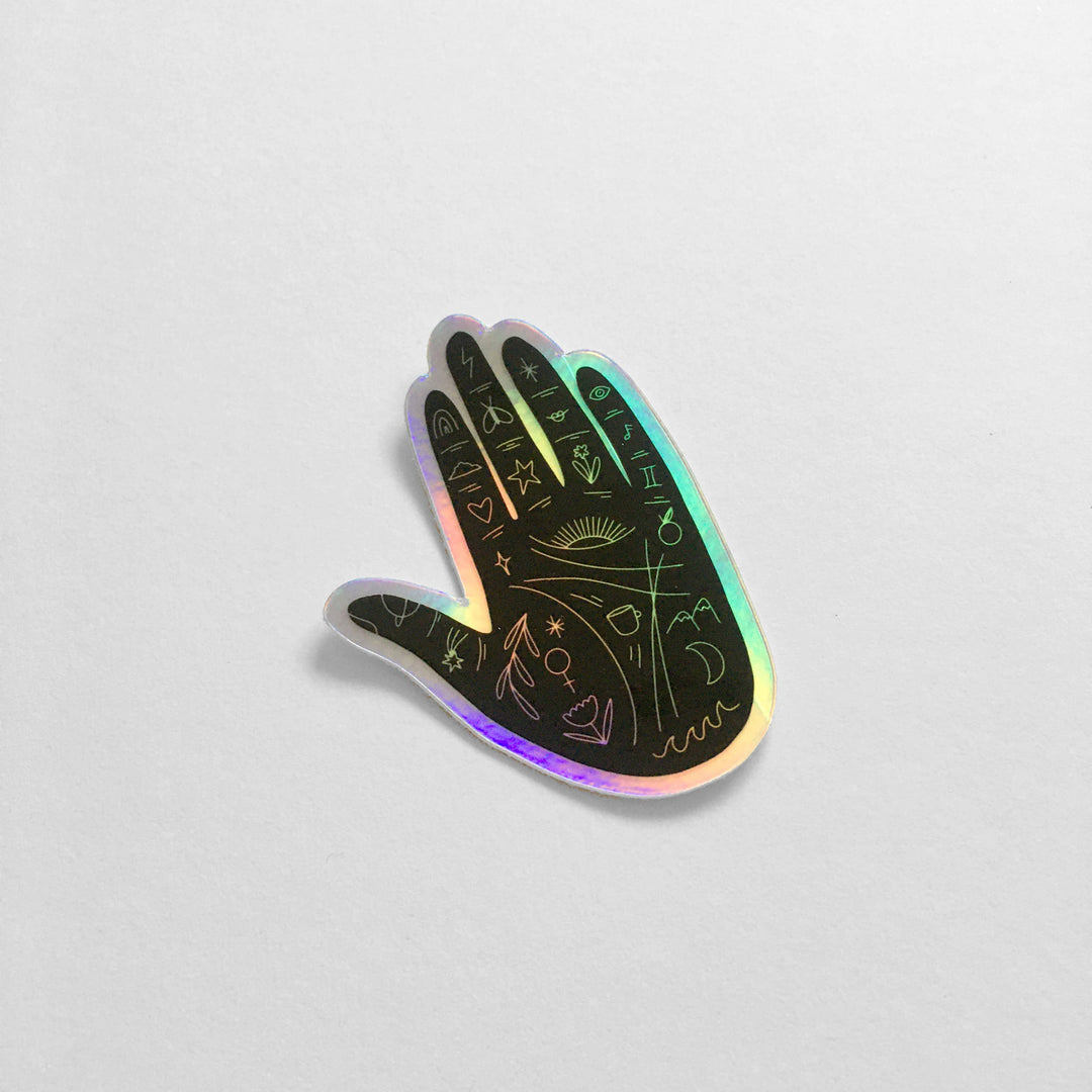 Holographic Hand Sticker