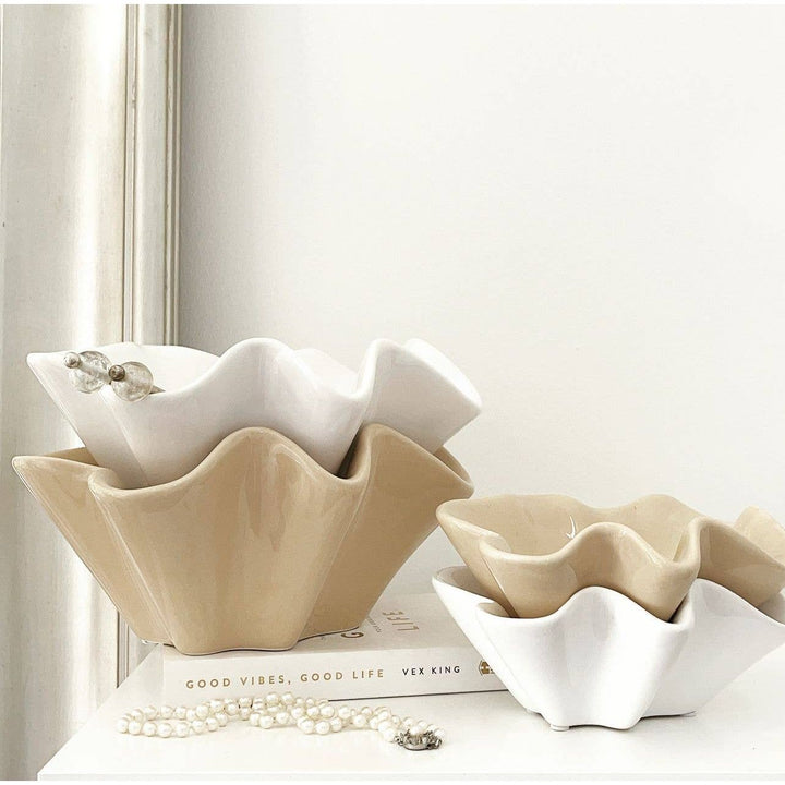 Large Gloss Oatmeal Siena