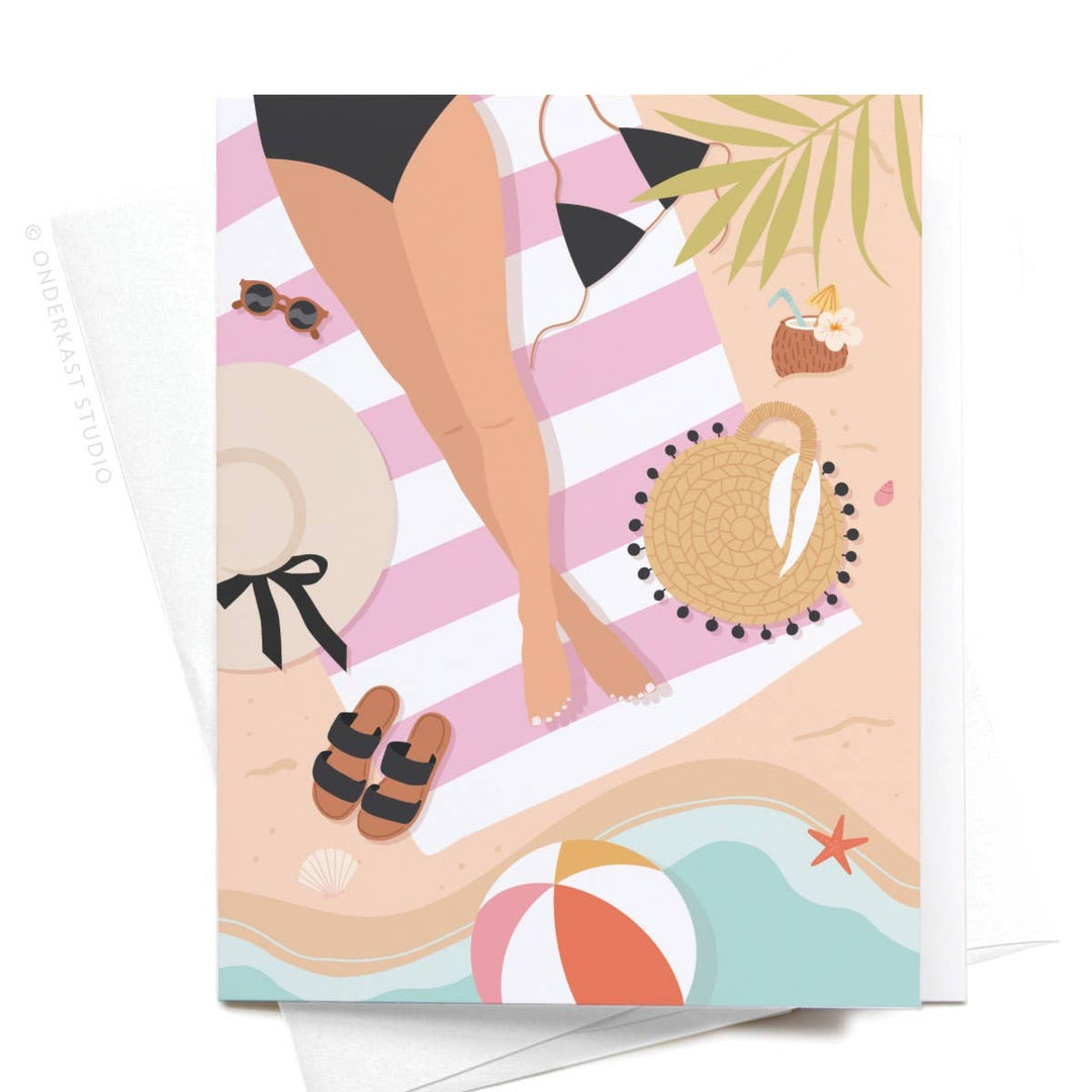 summer beachy card