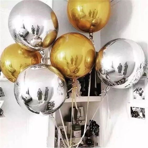 Gold Orb Balloon