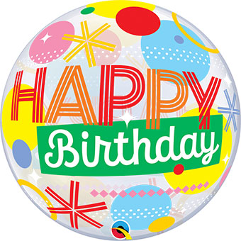 Bubble Birthday Balloon