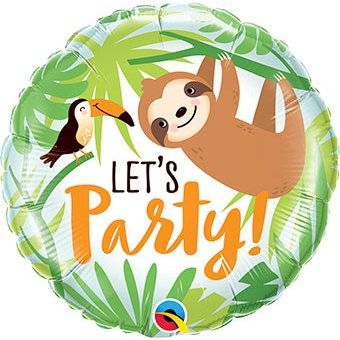 Let's Party Sloth & Toucan Balloon