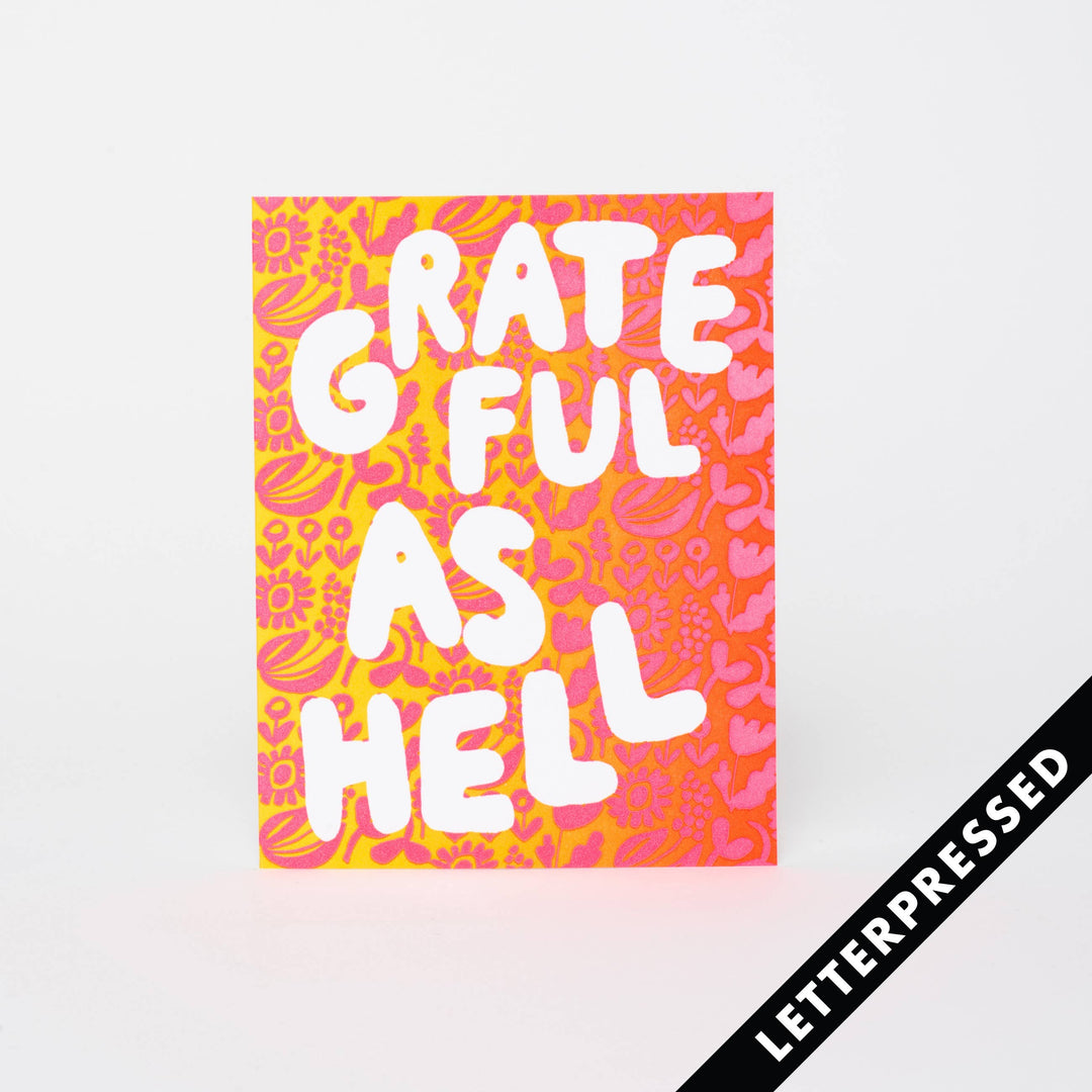 Grateful As Hell Card