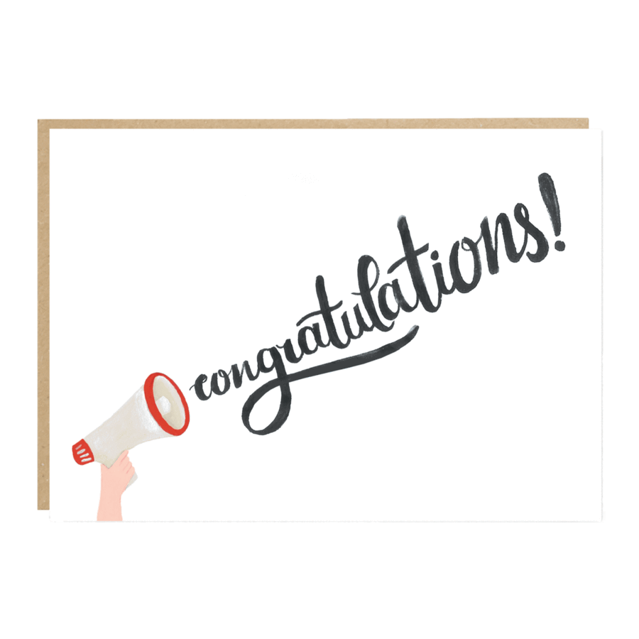 Mega Congrats Card