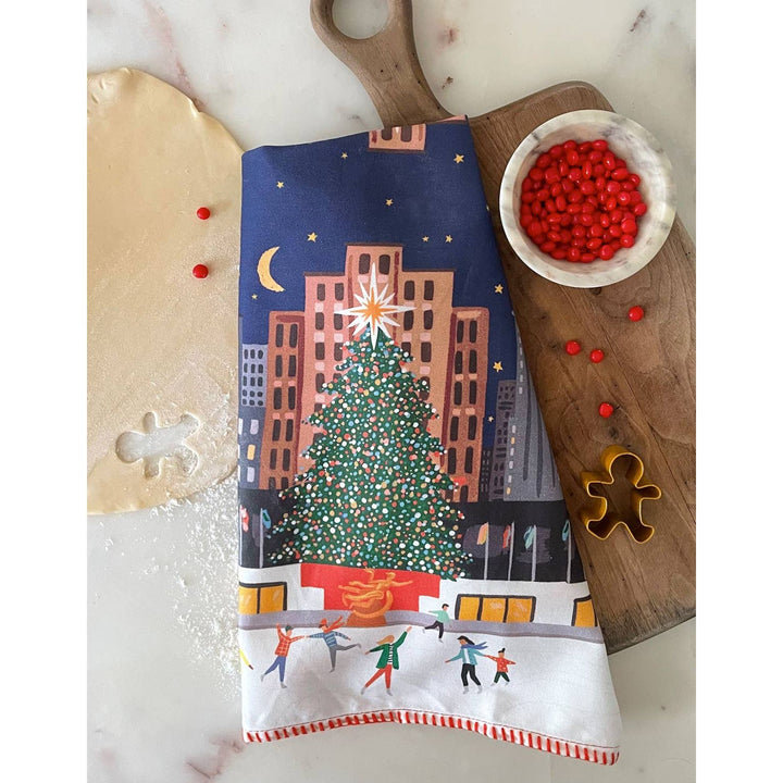 Rockefeller Tree Tea Towel
