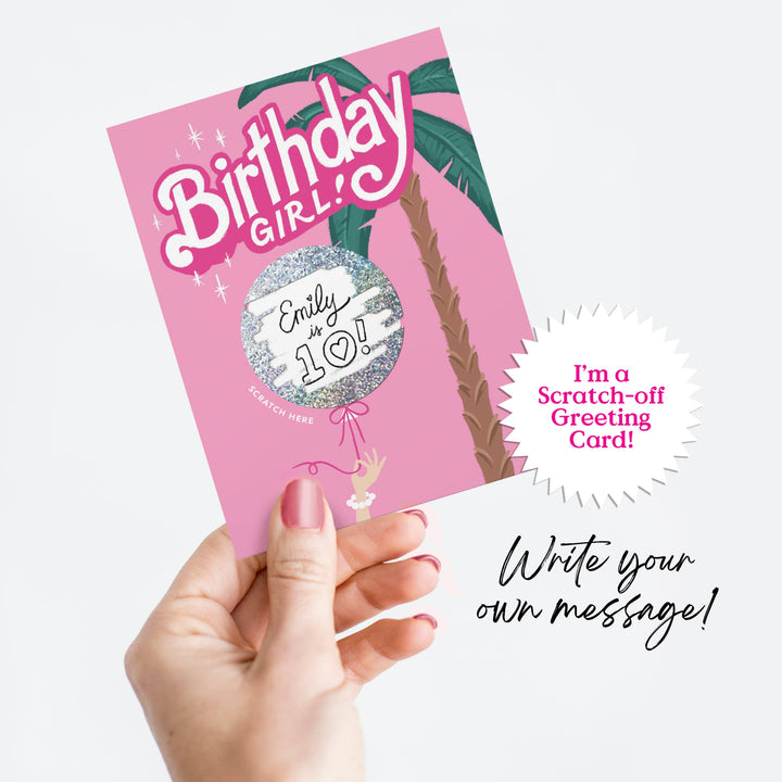 Scratch-off Barbie Birthday Card