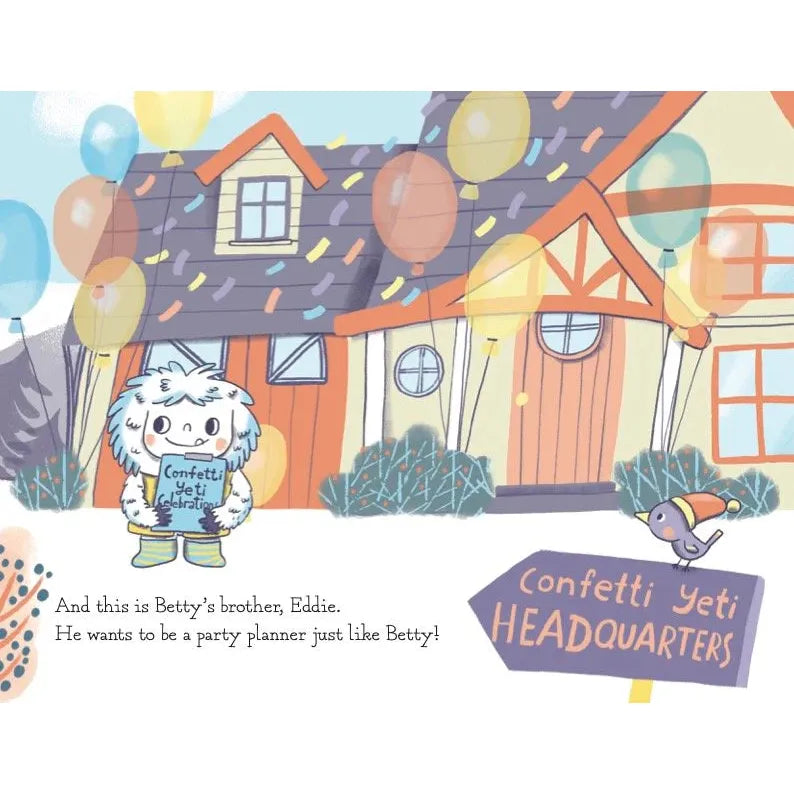 Betty The Confetti Yeti Book