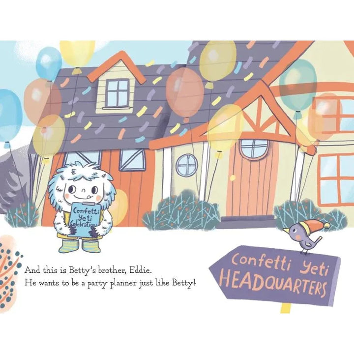 Betty The Confetti Yeti Book