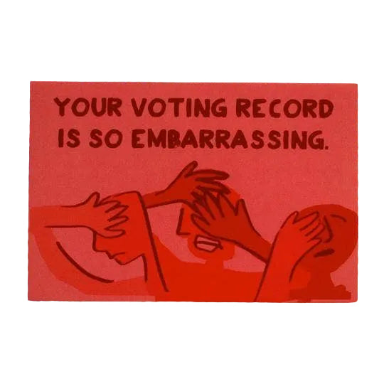 Your Voting Record Is So Embarrassing