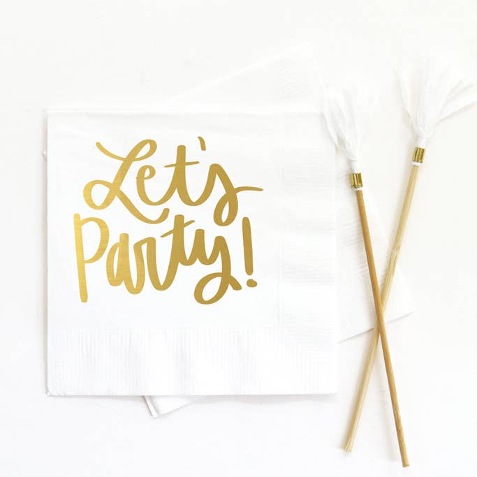 Let's Party Cocktail Napkins