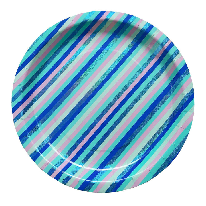 Mystic Stripe Large Plates