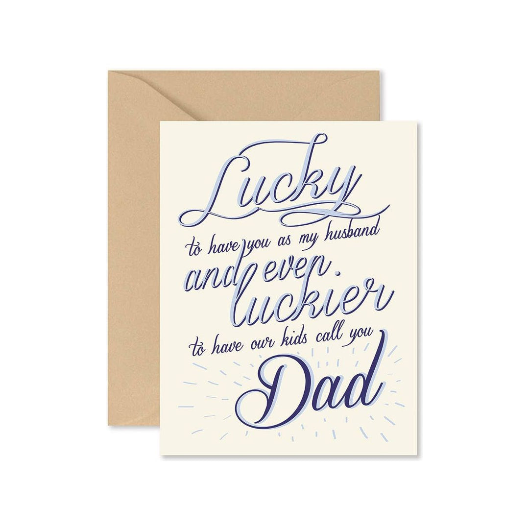 Lucky Dad Greeting Card