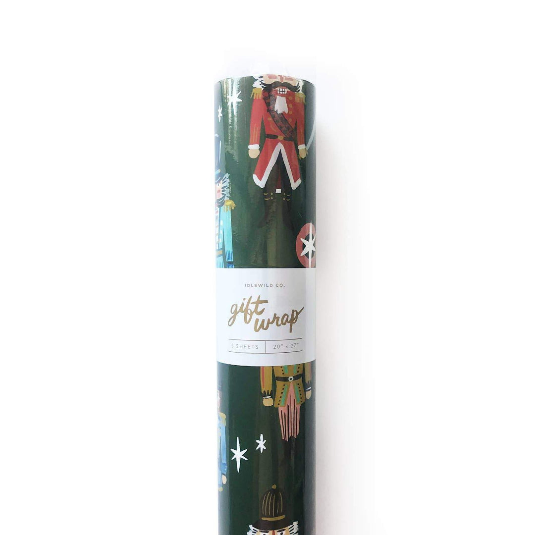 Nutcracker Gift Wrap - Roll of 3