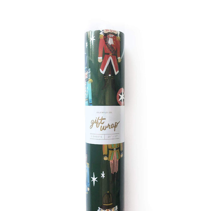Nutcracker Gift Wrap - Roll of 3