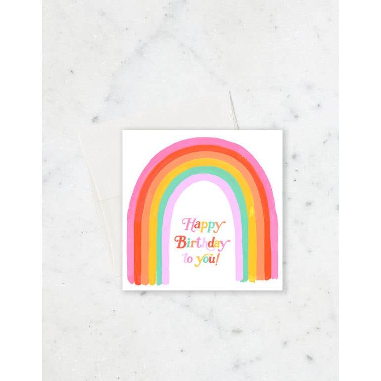 Rainbow Letters Card
