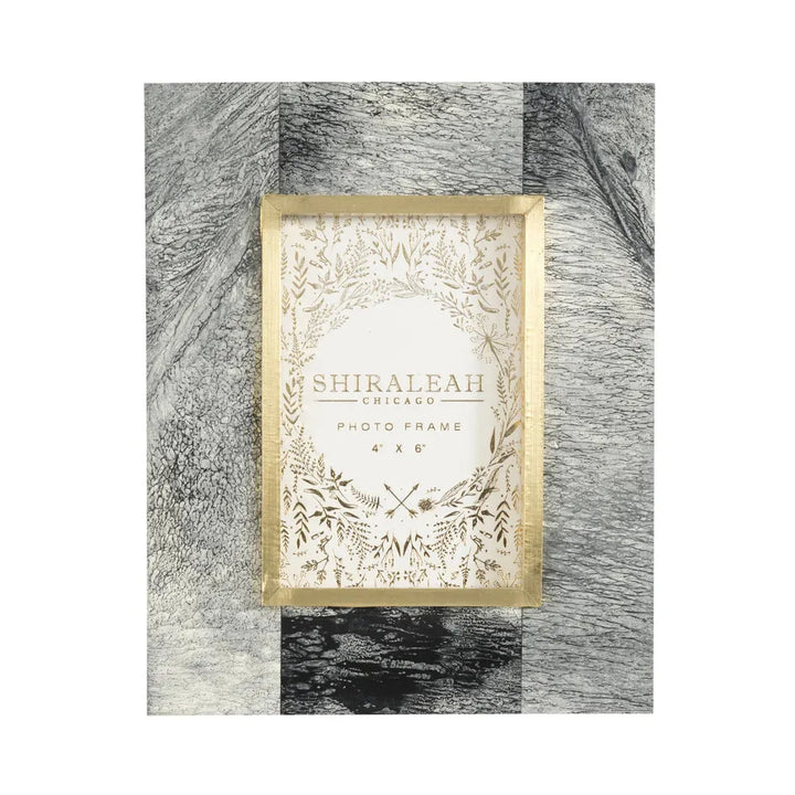Grey Marbleized Picture Frame