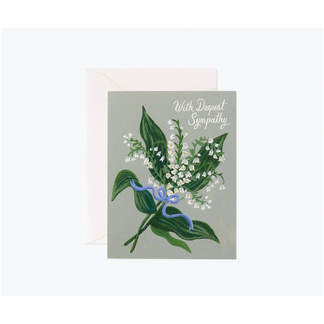 Lily of the Valley Sympathy Card