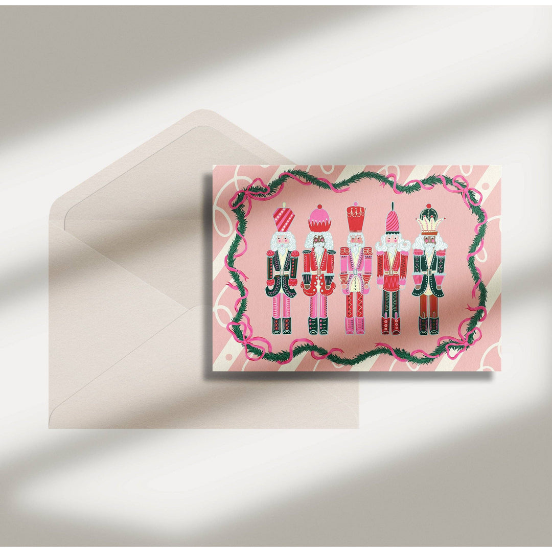 Pink Nutcracker Greeting Card